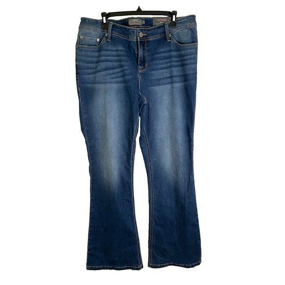 torrid Denim - Torrid Luxe Slim Boot Mid-Rise Jean Women Size 18R‎ NEW